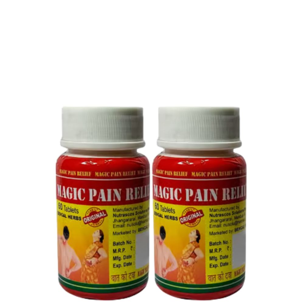 Magic Pain Relief Tablet 60's (pack of 2)