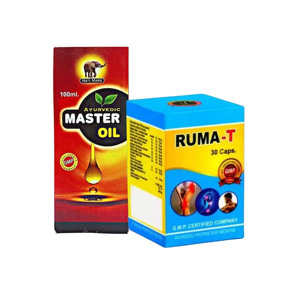 Master OIL 100ML & RUMA-T 30 CAPSULE ( COMBO PACK)