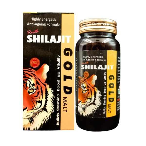 Parth Shilajit Gold Malt 400gm (Pack Of 2) For Stamina & Vitality
