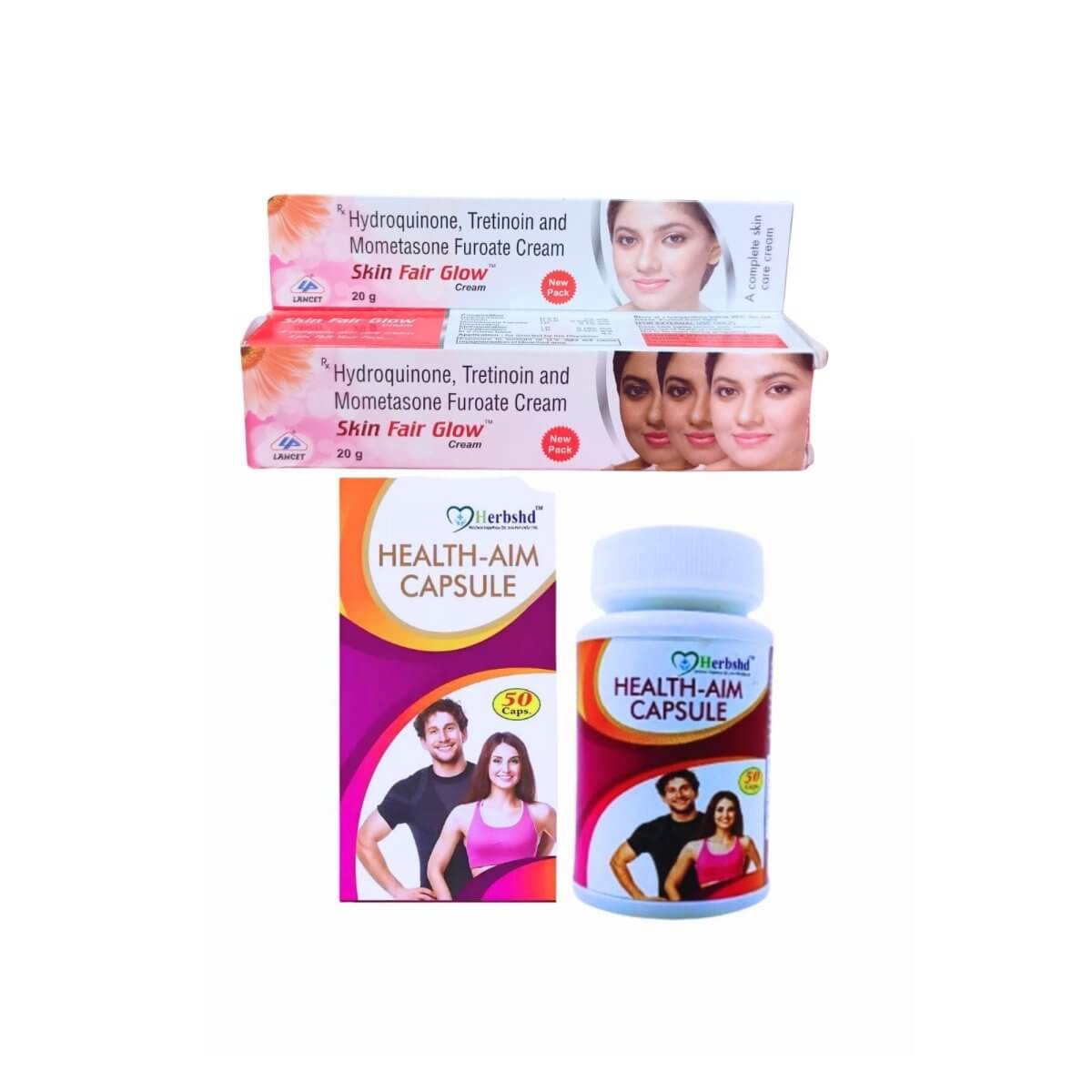 SKIN FAIR GLOW WITH HEALTH AIM CAPSULE
