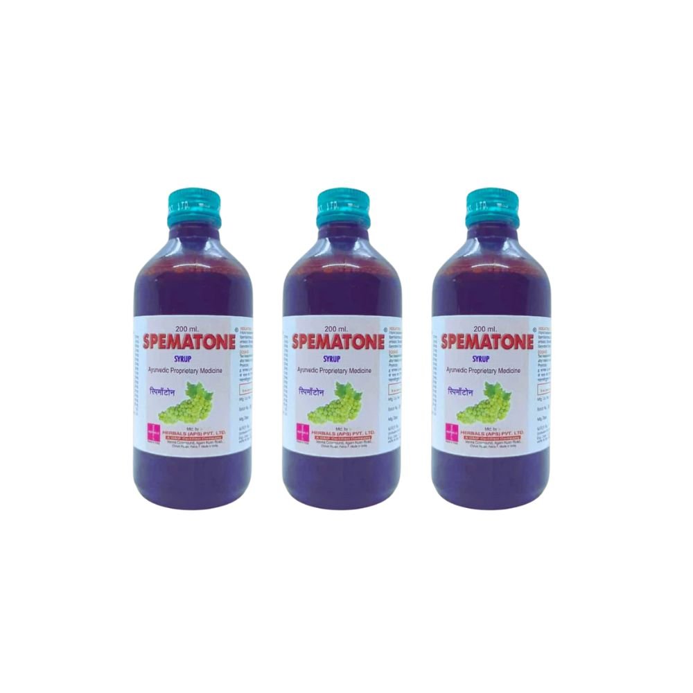 Spematone syrup 200 ml. (pack of 3)
