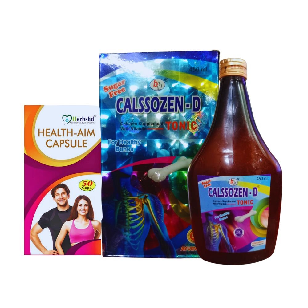 Suger Free Calssozen-D Tonic & Health AIM Capsule for Calcium,vitamin