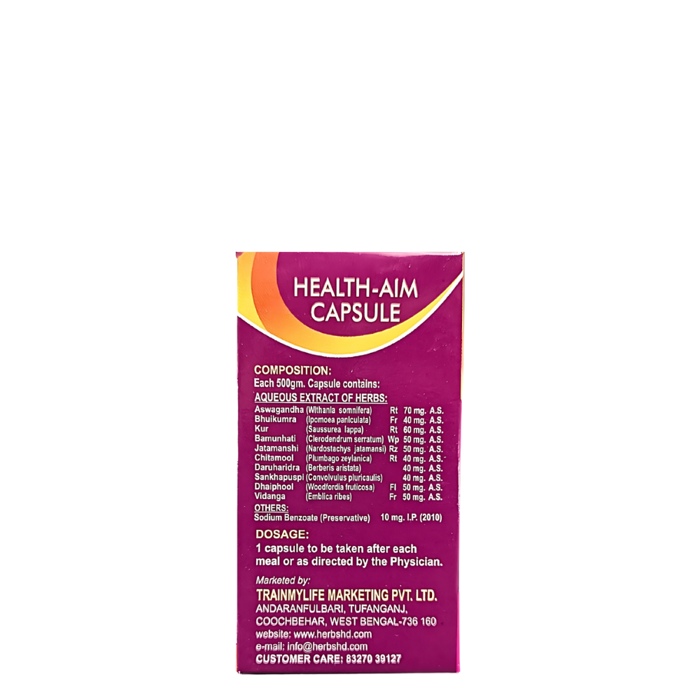 Ayurvedic Health Plus Tonic &amp; Health-Aim Capsule (Combo Pack)