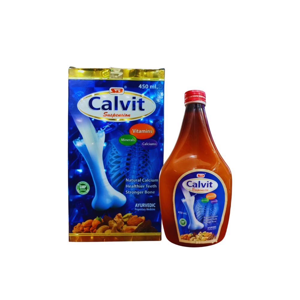 Best Ayurvedic Calcium Combo Calvit Syrup Buy online In India.