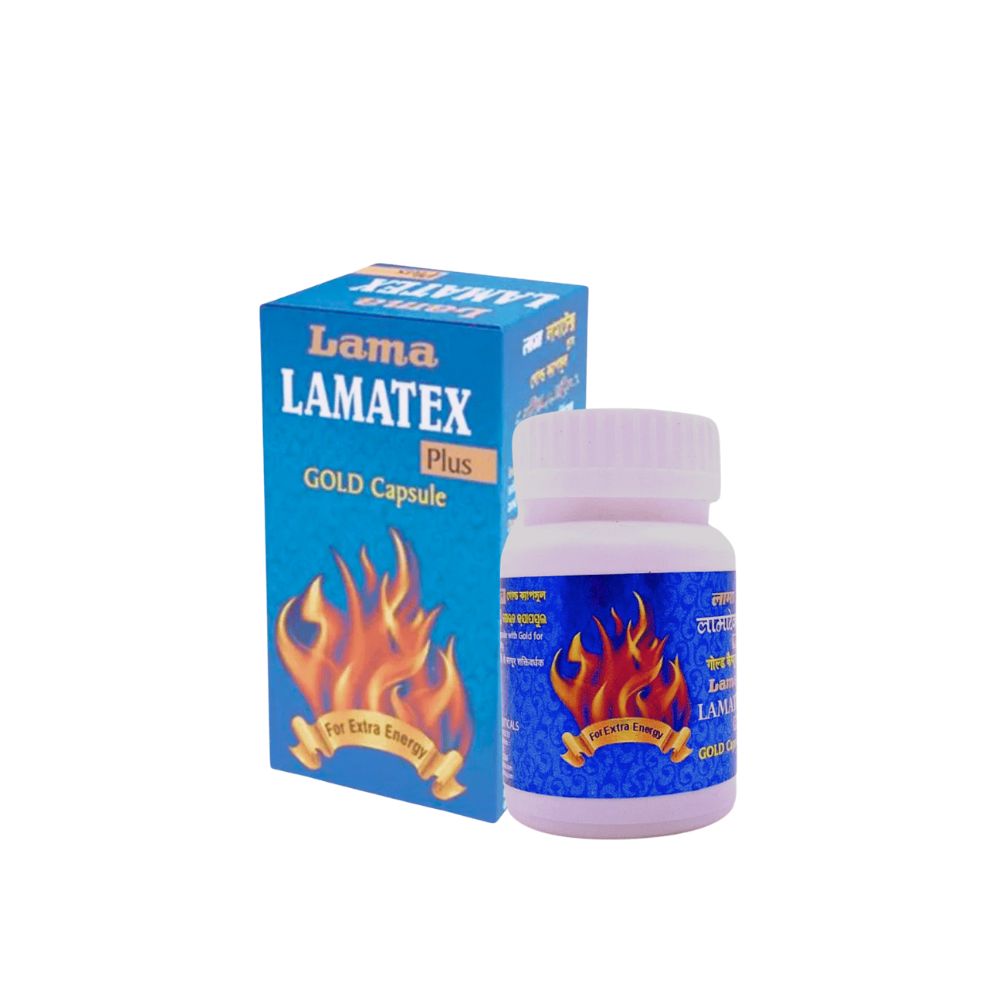 Buy Lamatex Plus Gold Capsule – Herbal Support for Energy and Vitality ( Pack OF 2)