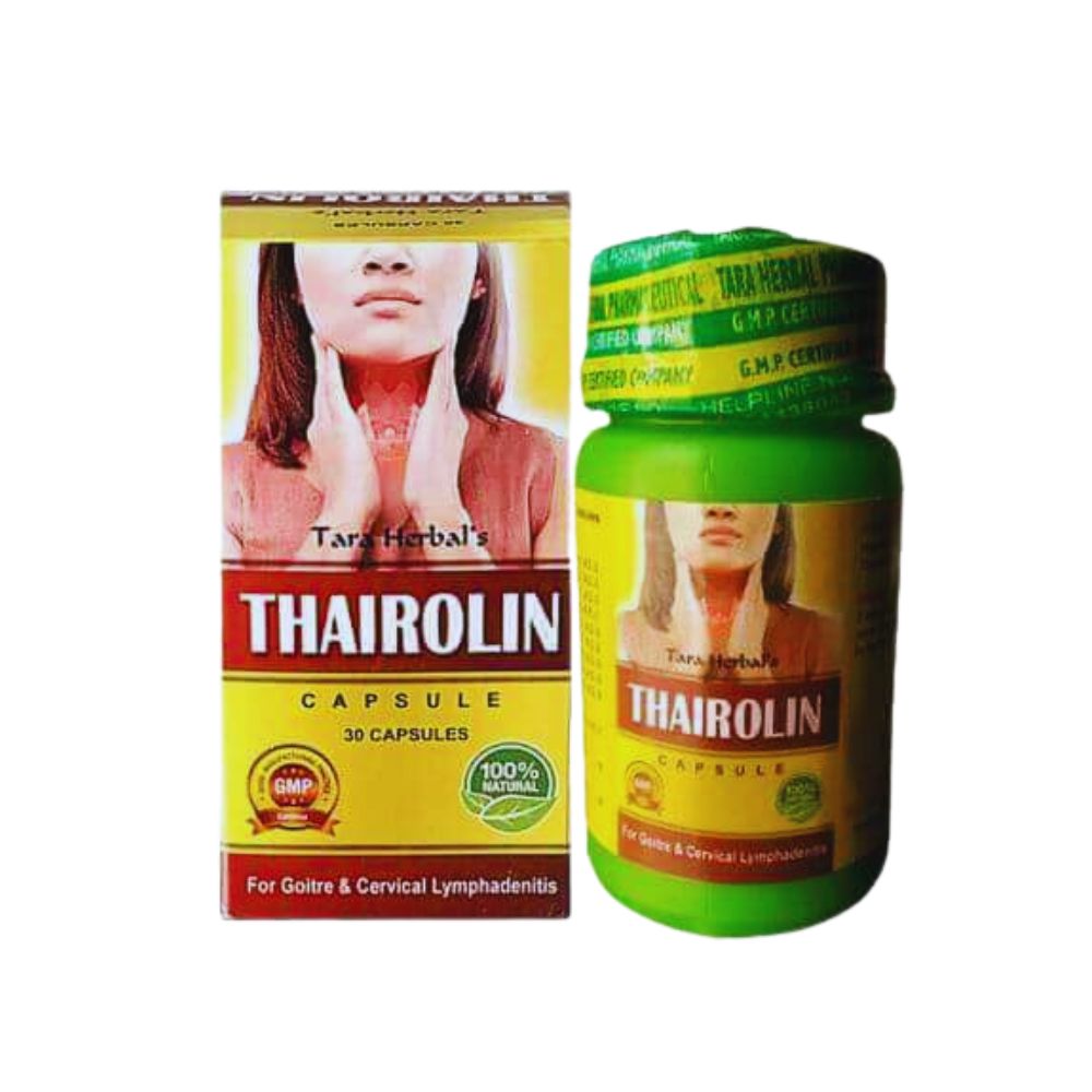 Ayurvedic Thyroid Treatment Thairolin Capsule For Goitre