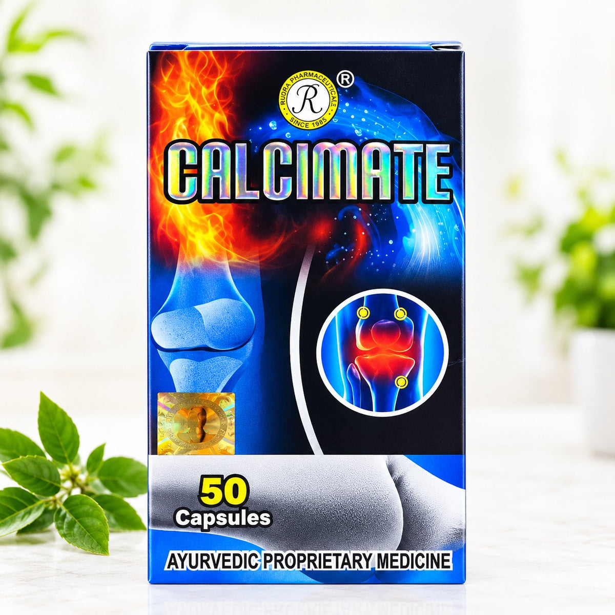Calcium with Vitamin D Supplement Combo Pack for Joint Health Support