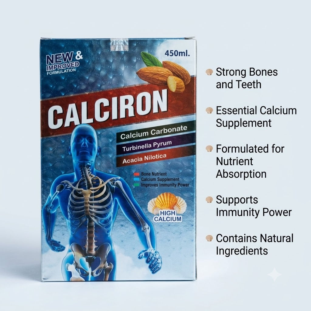 Calcium with Vitamin D Supplement Combo Pack for Joint Health Support