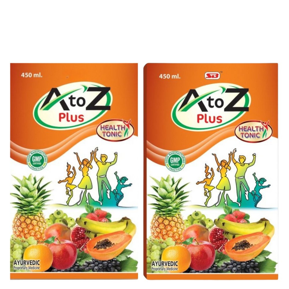 A TO Z PLUS 450 ML SYRUP (pack of 2)