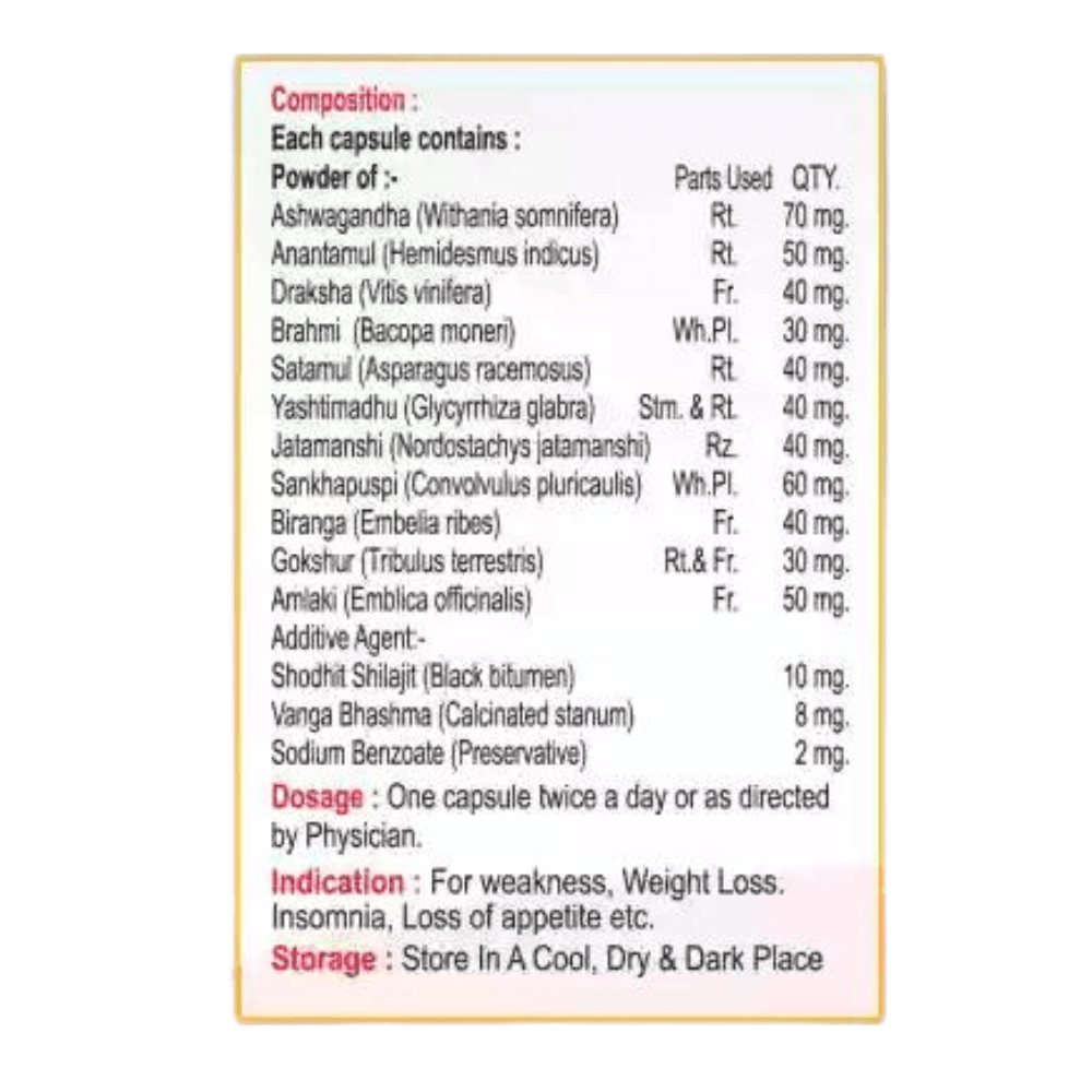 Natural Actives Muscle Gain Capsule for Healthier Lives