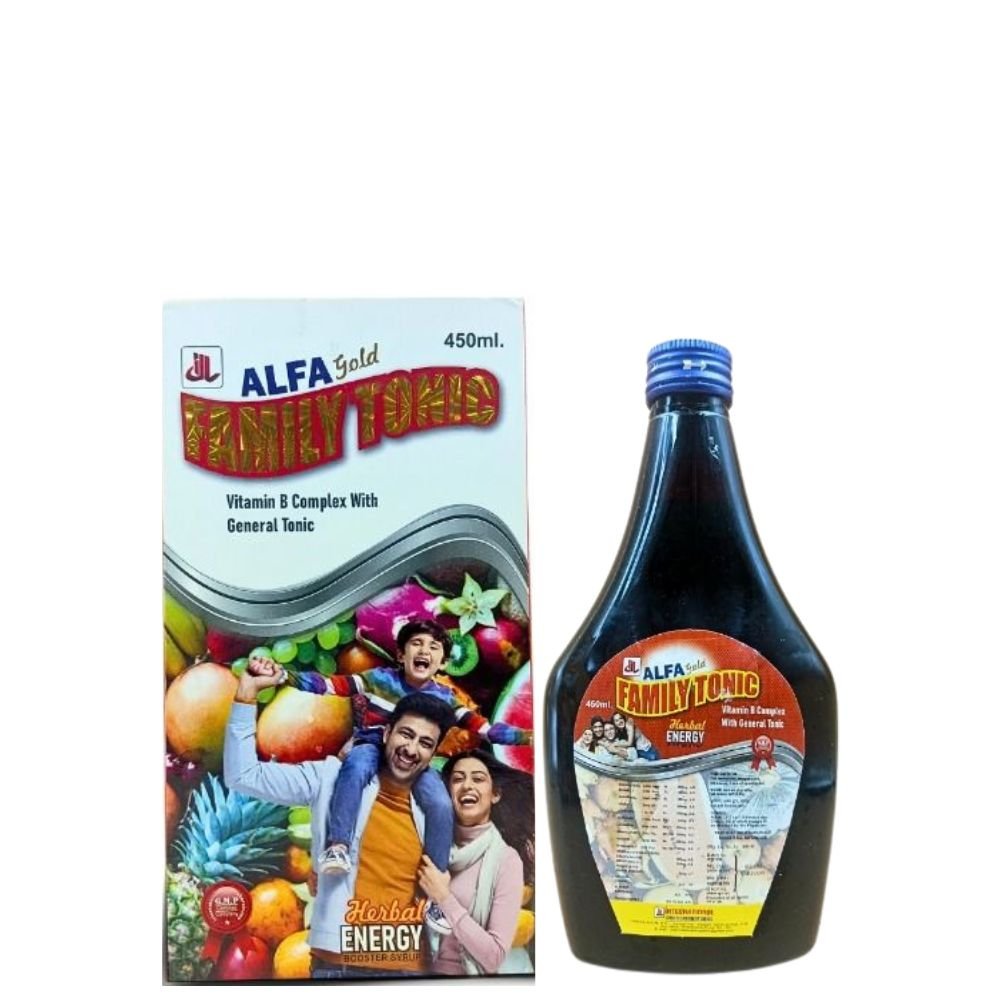 Alfa Gold Family Tonic With Vitamin B Complex 450ml.(pack of 2)