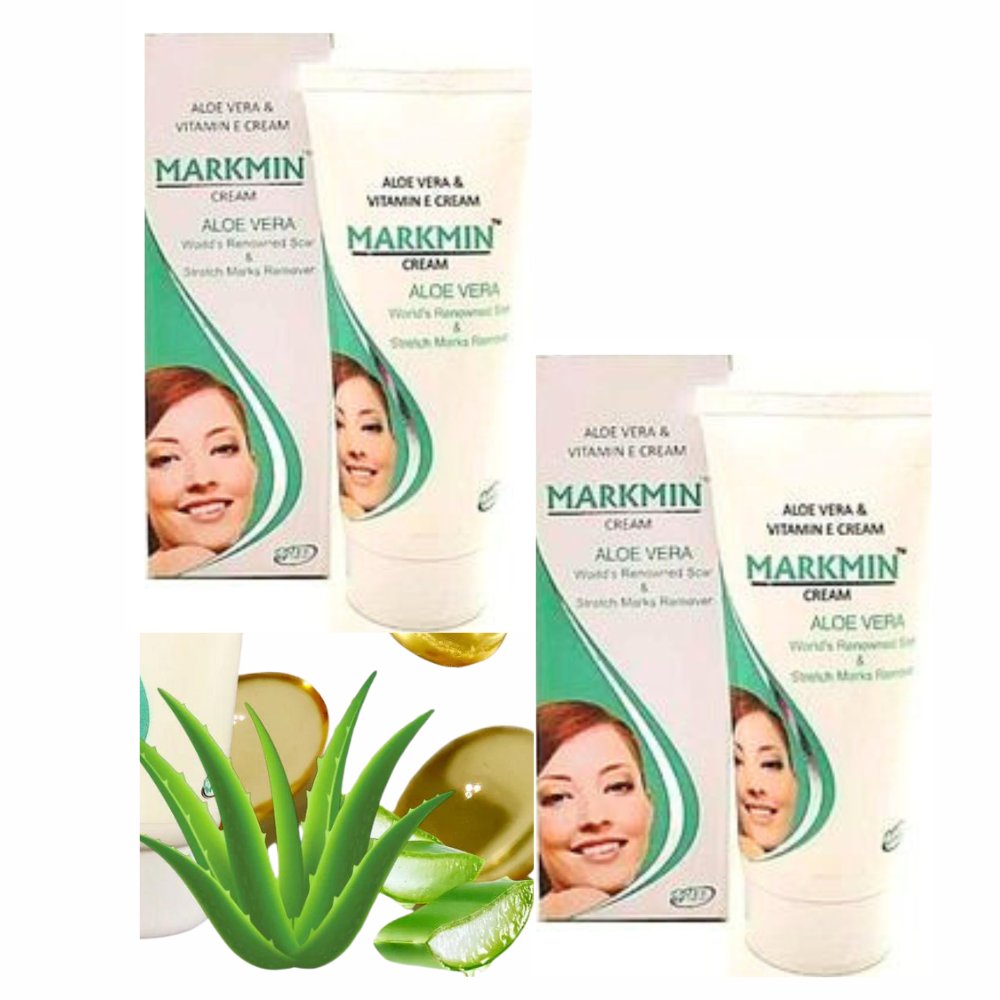 Aloe Vera and Vitamin E Cream MARKMIN CREAM 60gm. For stretch marks remover ( Pack OF 4 )