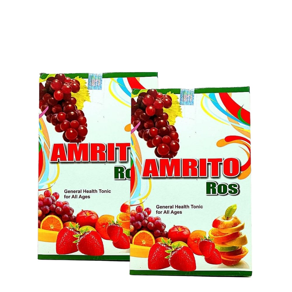 Amrito Ros (450 ml.) General Health Tonic ( pack of 2 )