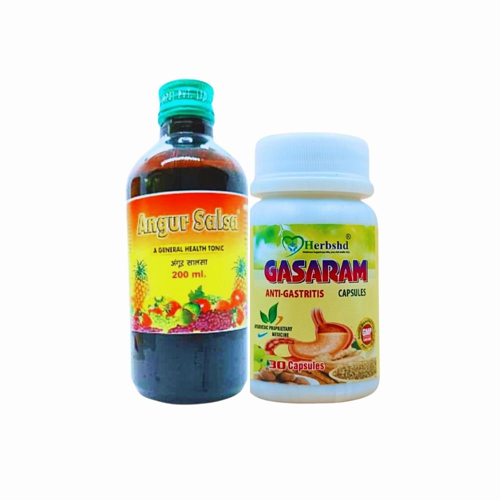 ANGUR SALSA 200 ML & GASARAM CAPSULE (COMBO PACK)