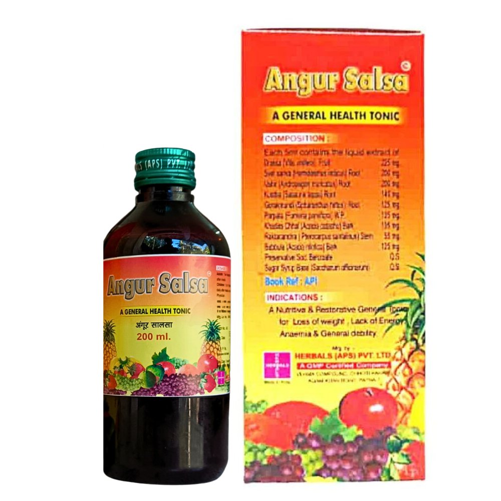 Angur Salsa Tonic 200ml. Pack Of 6