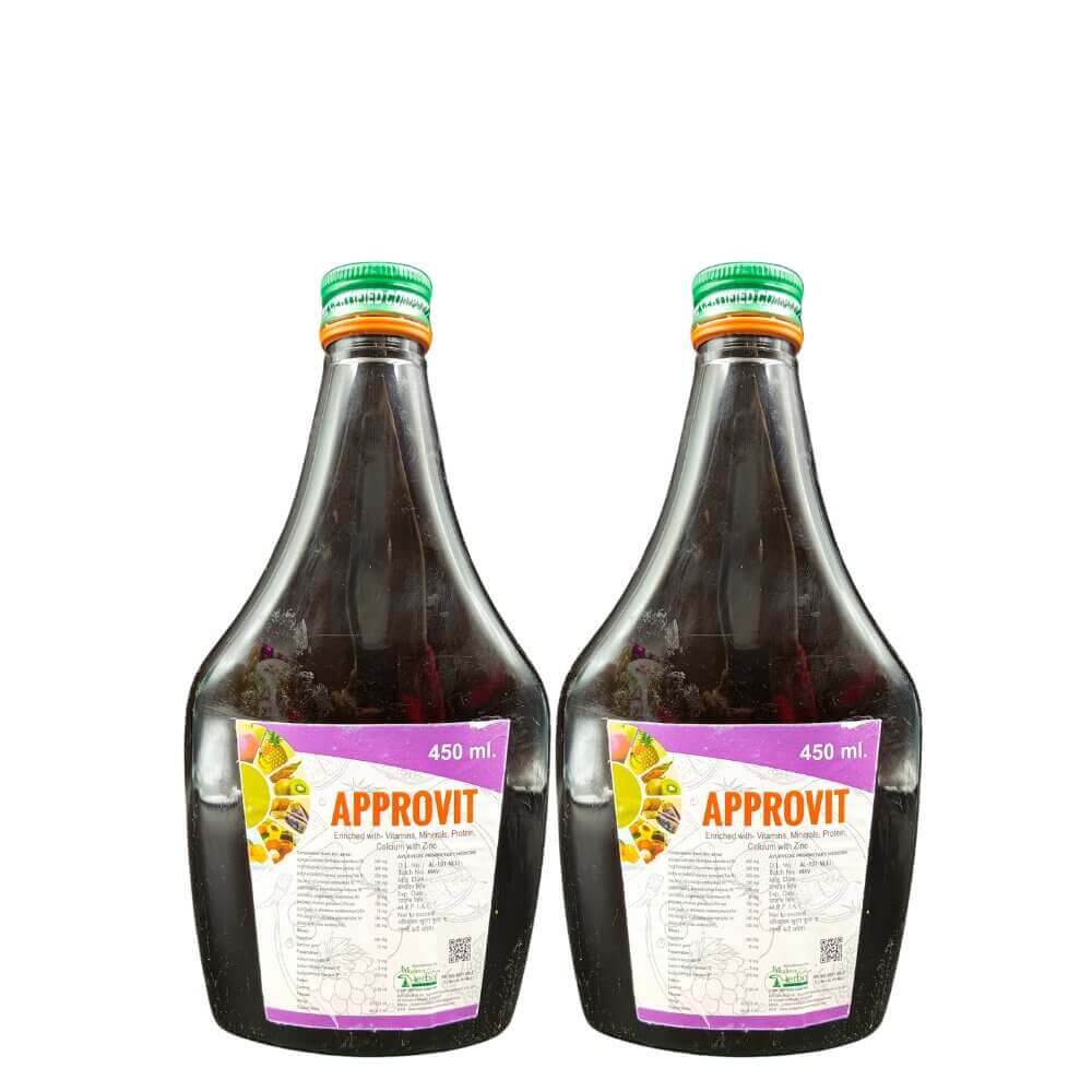 Approvit Immunity Booster Syrup vitamin supplement (pack of 2)