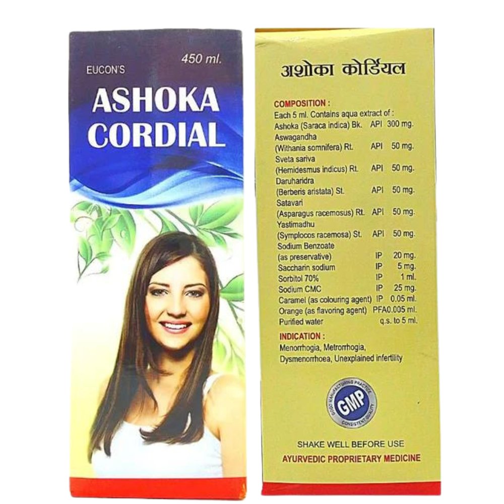 Ashoka Cordial For Heavy Periods 450 ml. Pack of 2