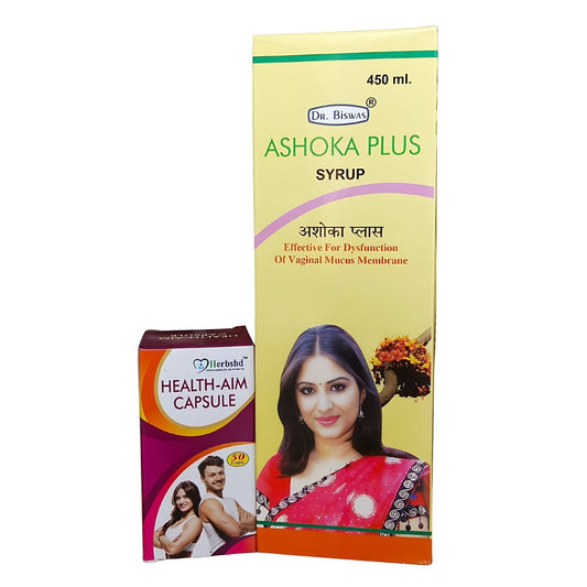 Ashoka Plus Syrup & Health-Aim Capsule&Increases immunity