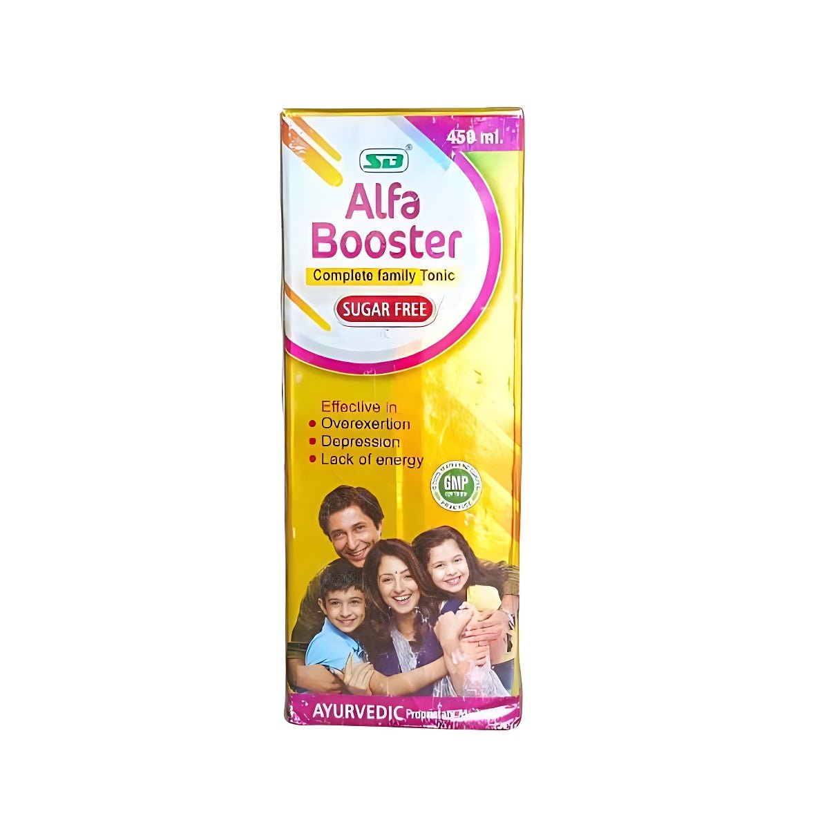 Ayurvedic Alfa Booster Complete Family Suger free Tonic (paack of 3)