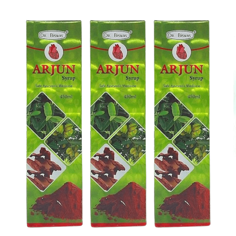 Ayurvedic Arjun Syrup 450ml. Pack Of 3