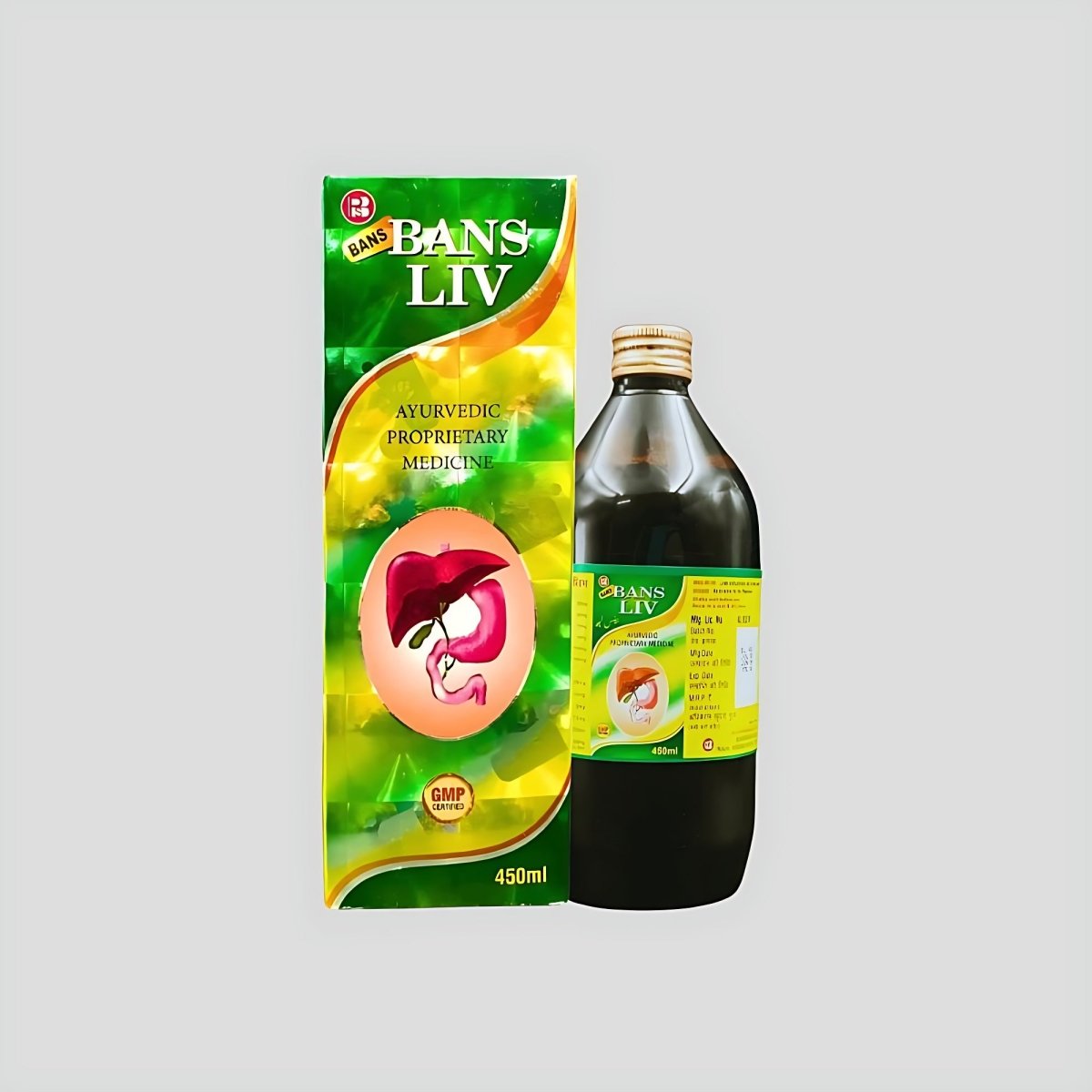 Ayurvedic BansLiv Tonic 450ml & Gass - T 30 Capsule (combo)