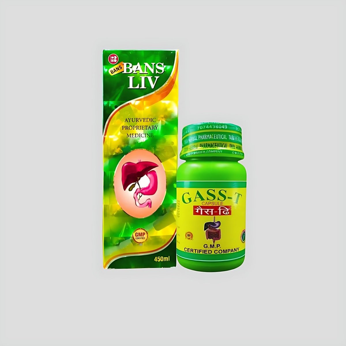 Ayurvedic BansLiv Tonic 450ml & Gass - T 30 Capsule (combo)