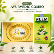 Ayurvedic Beauty Products | Derma 24 Carat & Neem Combo