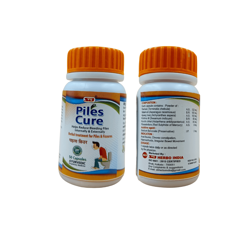 Ayurvedic Best Piles cure capsule herbal treatment (pack of 3)