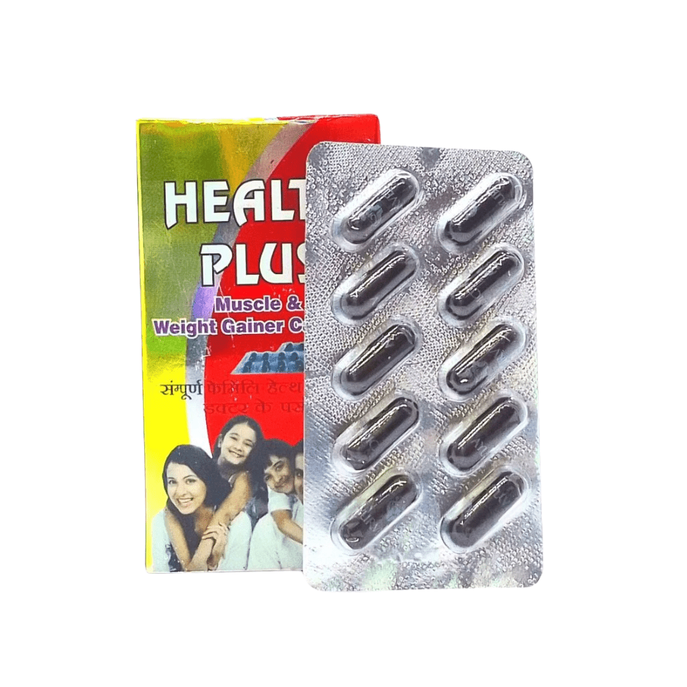 Ayurvedic Best Weight Gain Health Plus 50 Capsule (Pack Of 3)