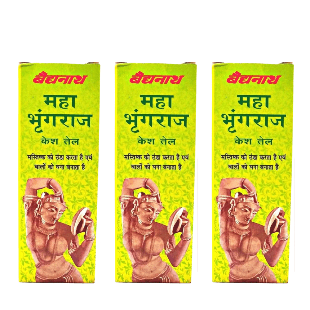 Ayurvedic Bhringraj Hair Oil 100ml for Nourishing Hair Care (Pack Of 3)