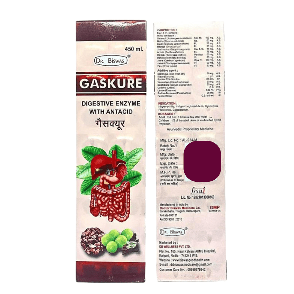 Ayurvedic Biswas Gaskure Syrup( Pack Of 3)