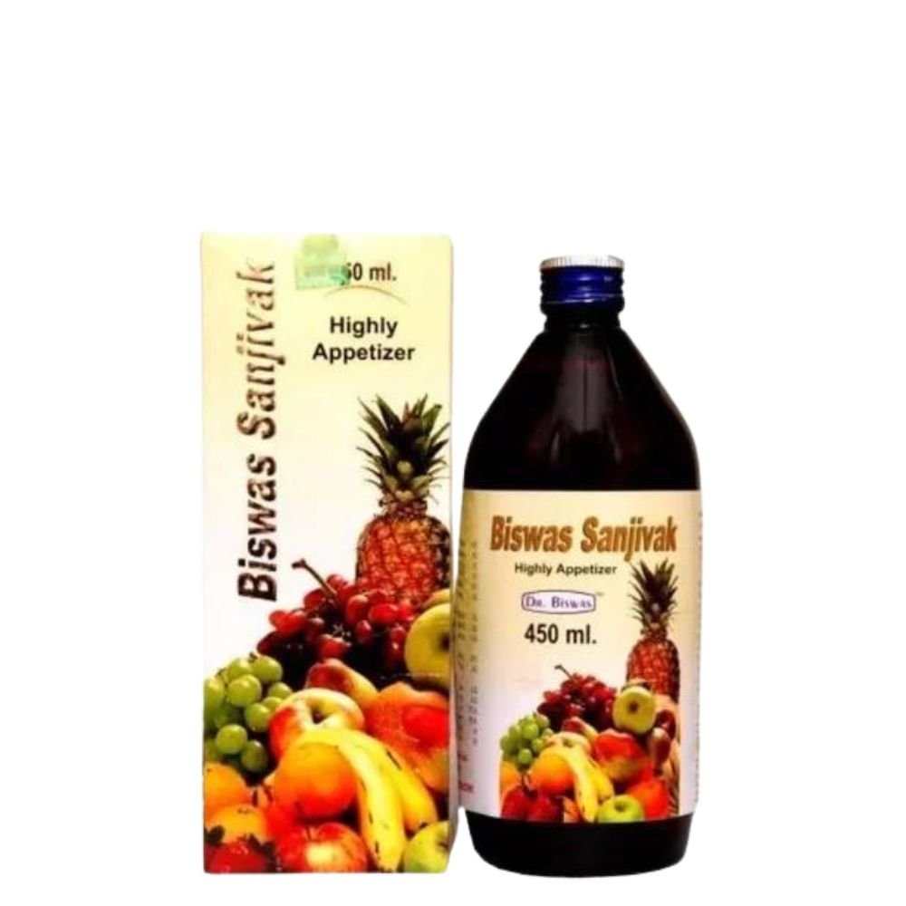 Ayurvedic Biswas Sanjivak Syrup 450ml.(pack of 2)