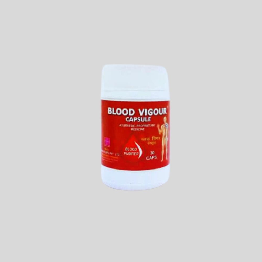 Ayurvedic Blood Vigour Capsule for Acne and Fungal Infection.(pack of 2)