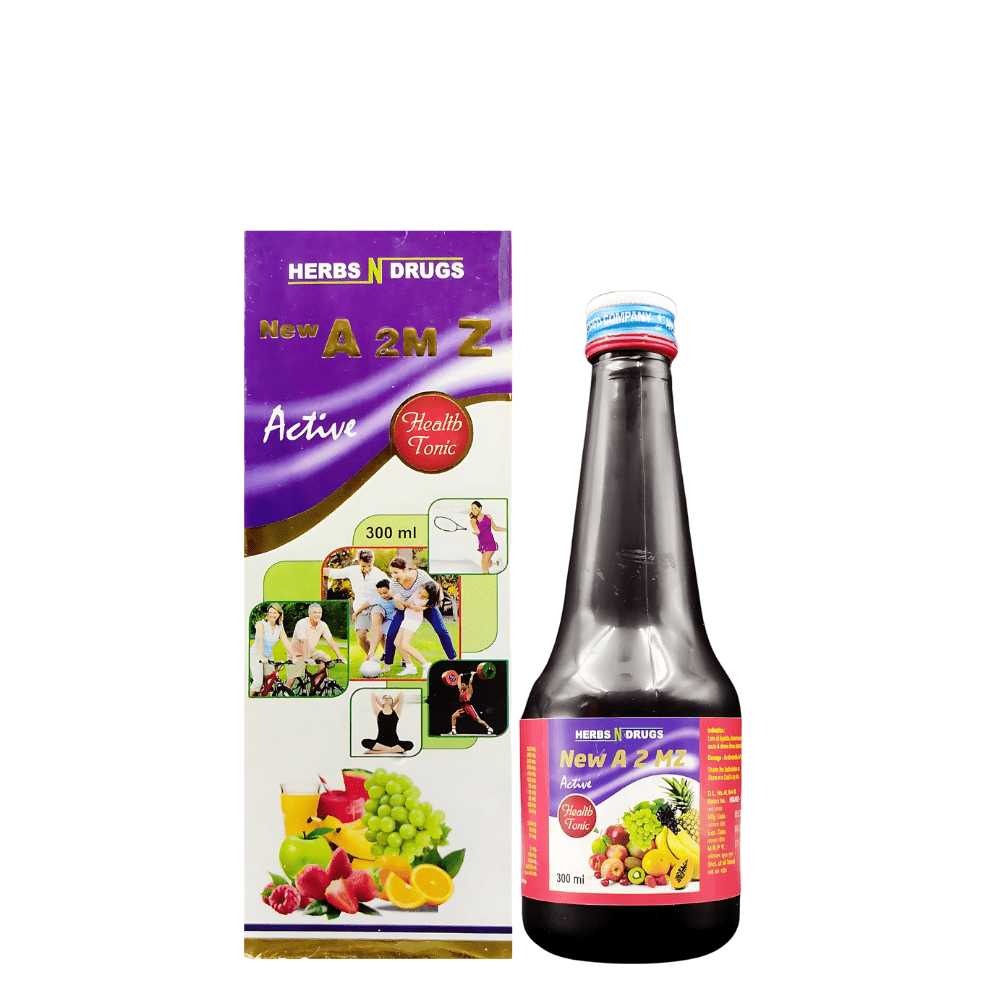 Ayurvedic Daily Health Supplement New A 2M Z Active Health Tonic 300ml ( Pack Of 3 )