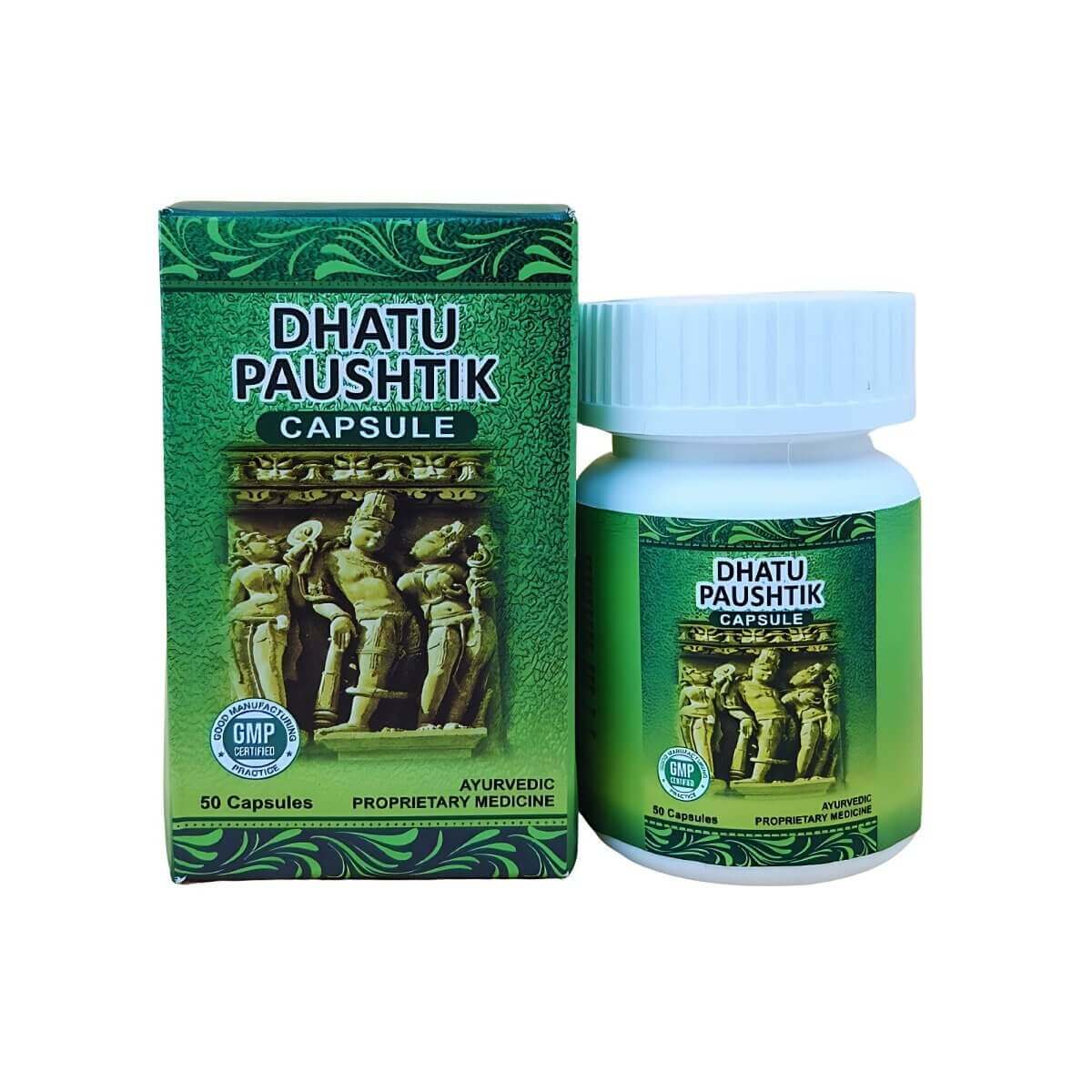 Ayurvedic Dhatu Paushtik Capsule for Enhance Vitality (Pack Of 2)