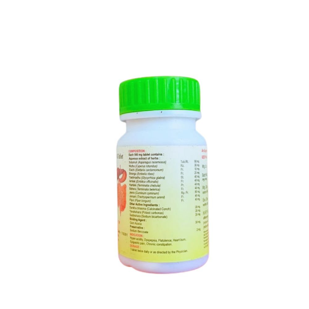 Ayurvedic Dr.Biswas Gaskure 60 Tablet (Pack Of 3)
