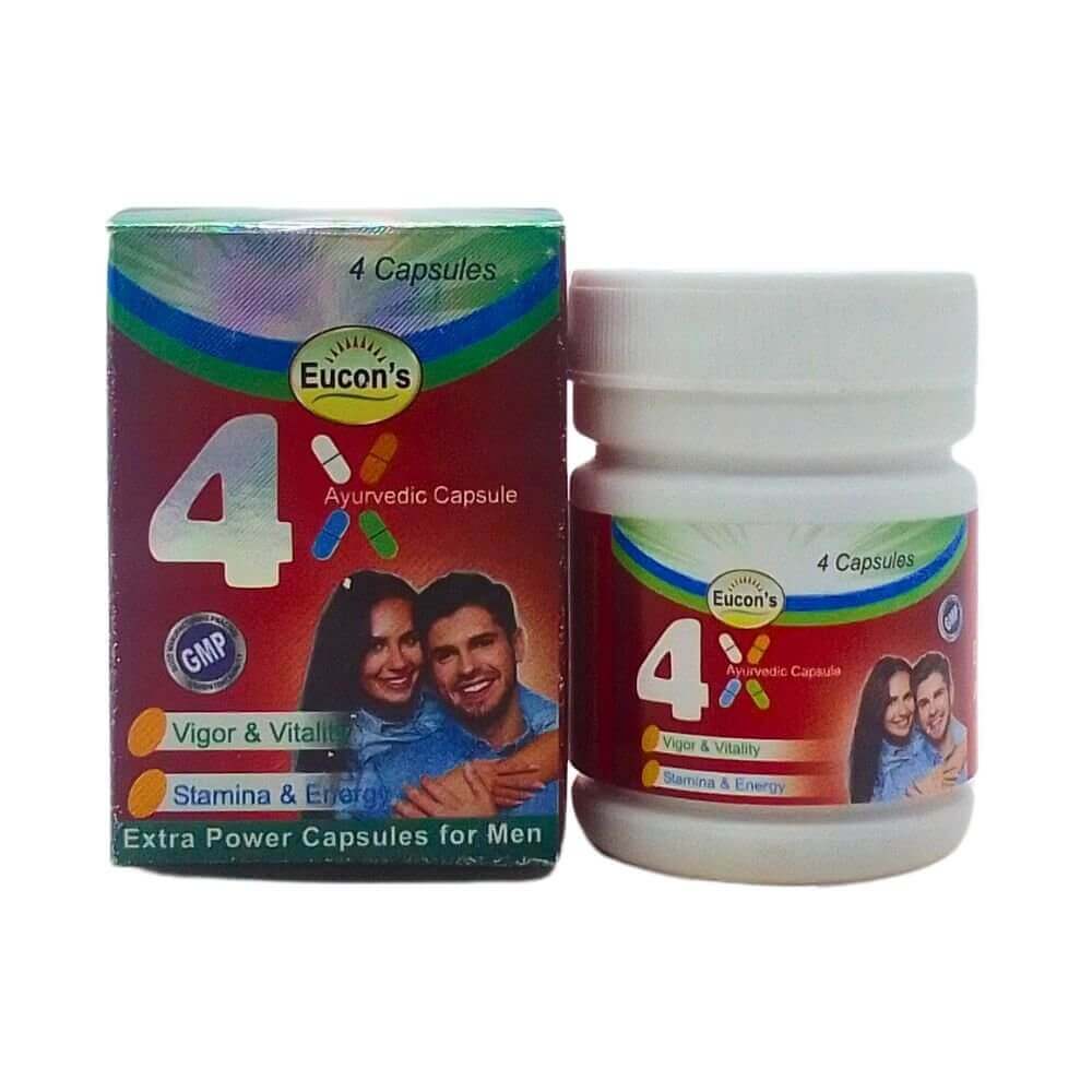 Ayurvedic Eucon's 4x Capsule (Pack Of 6)