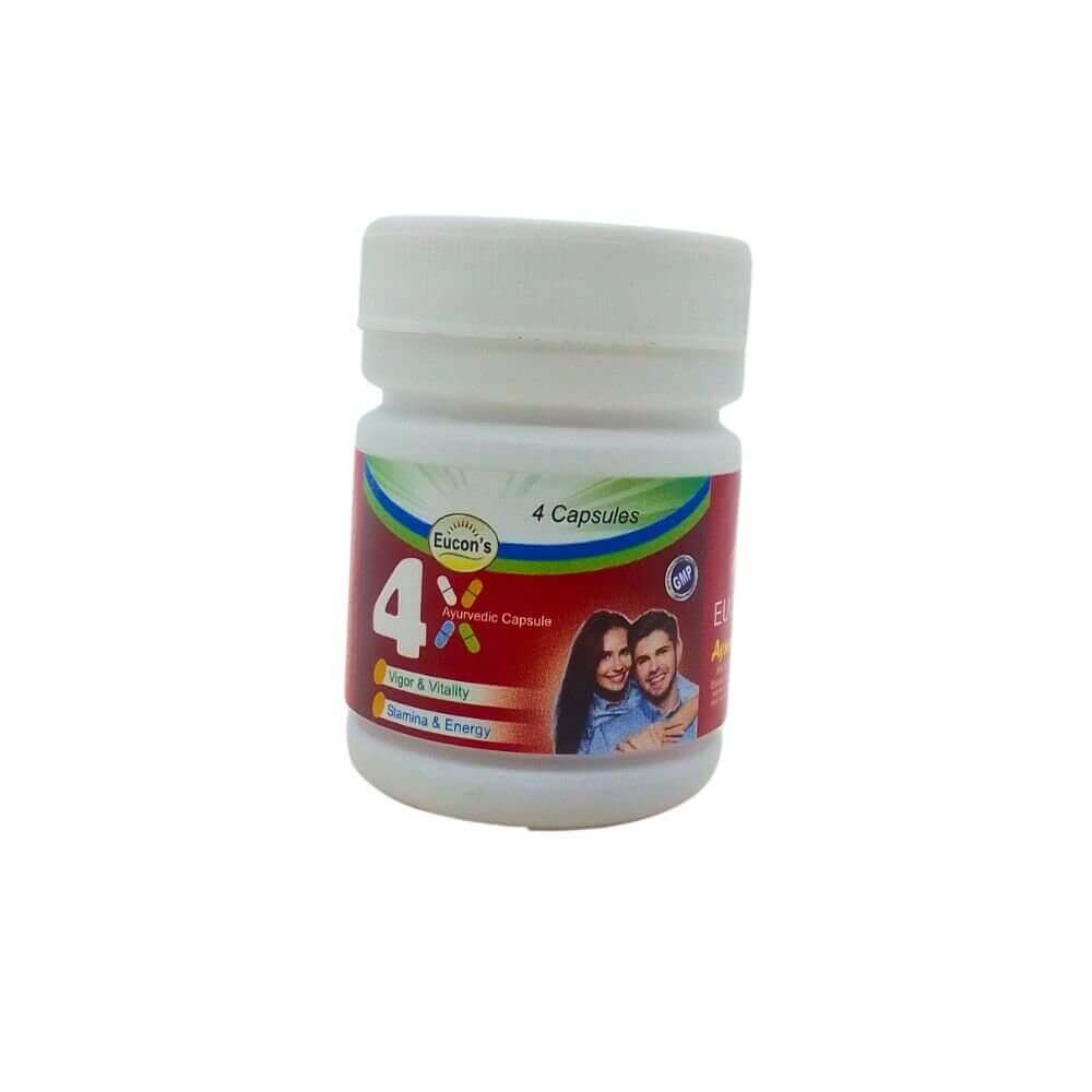 Ayurvedic Eucon's 4x Capsule (Pack Of 6)