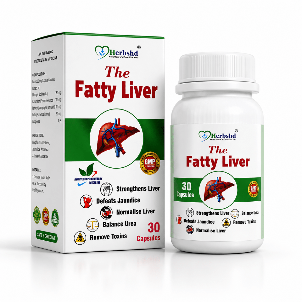 Ayurvedic Fatty Liver Capsule & Sleem-T Capsule & NONI juice combo
