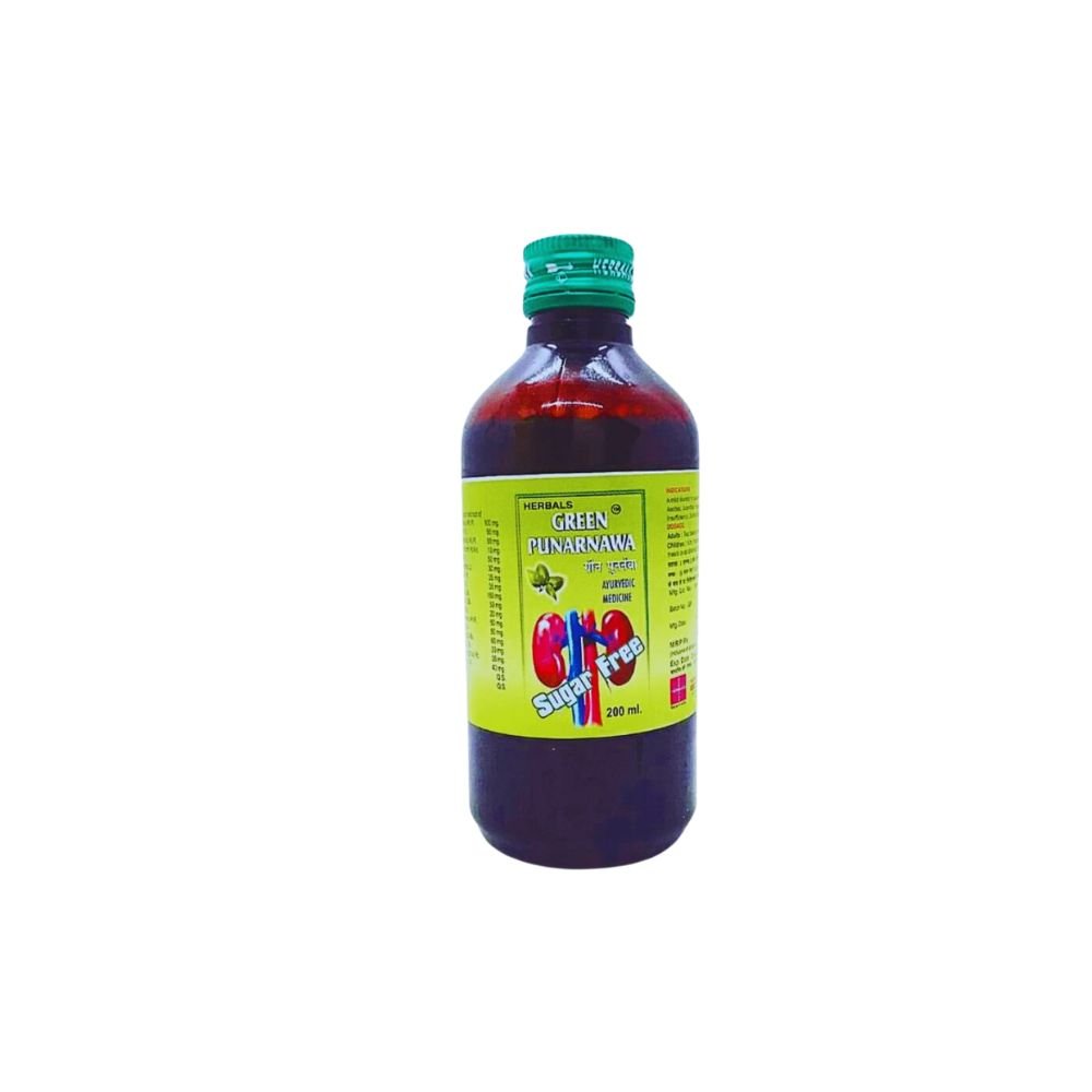 Ayurvedic Green Punarnawa Syrup 200ml (pack of 4)