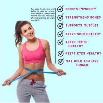 Ayurvedic Health aim capsule for weight gain