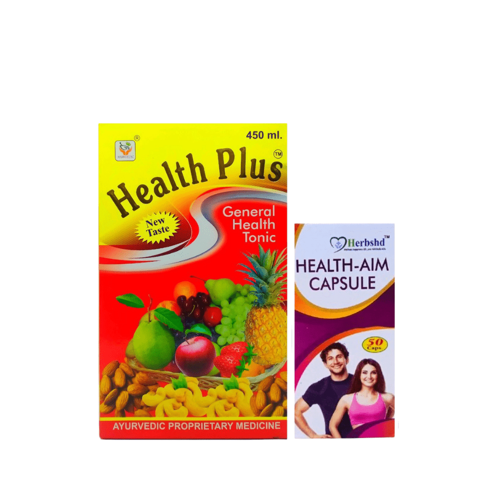 Ayurvedic Health Plus Tonic &amp; Health - Aim Capsule (Combo Pack)