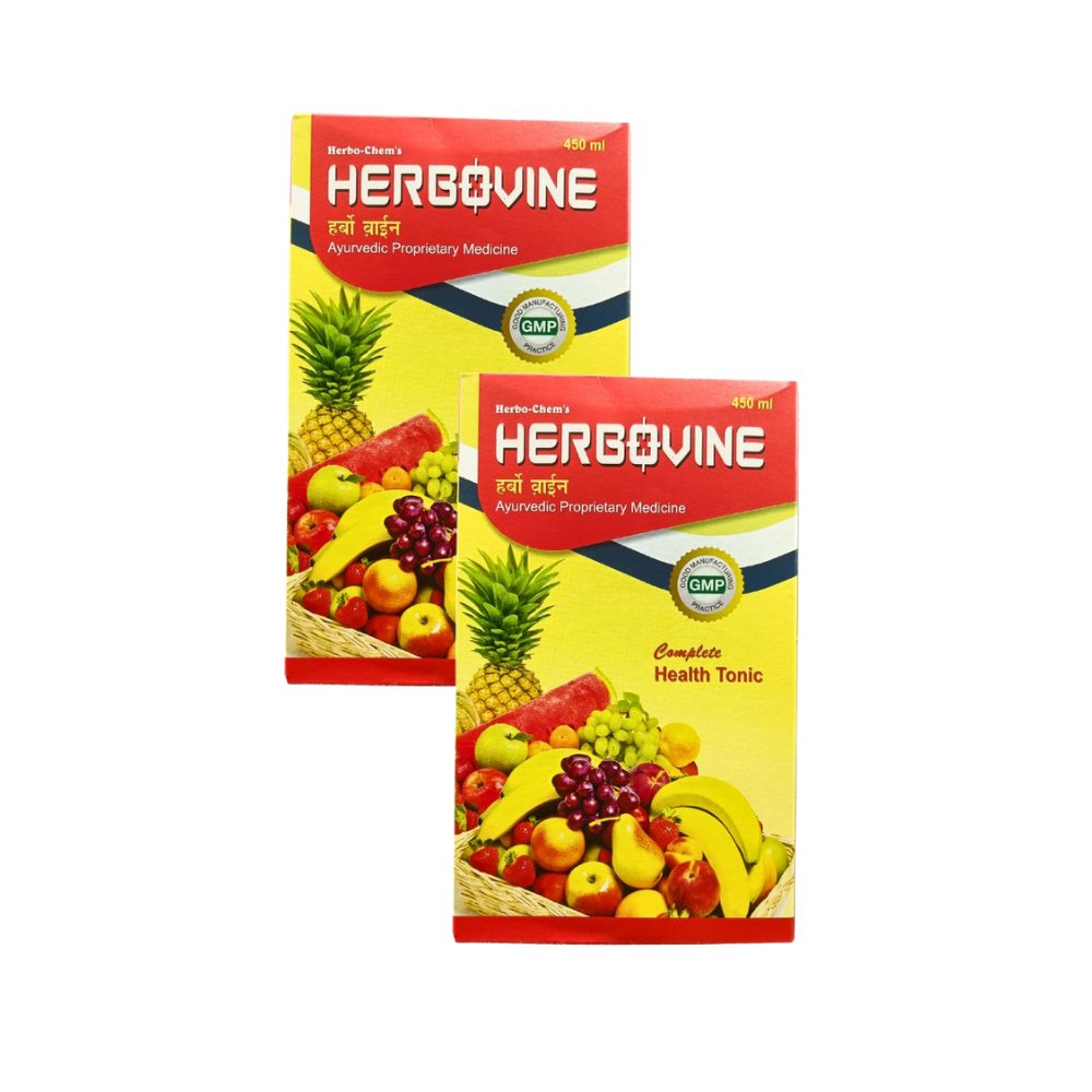 Ayurvedic Herbovine Health Tonic 450ml (Pack of 2)