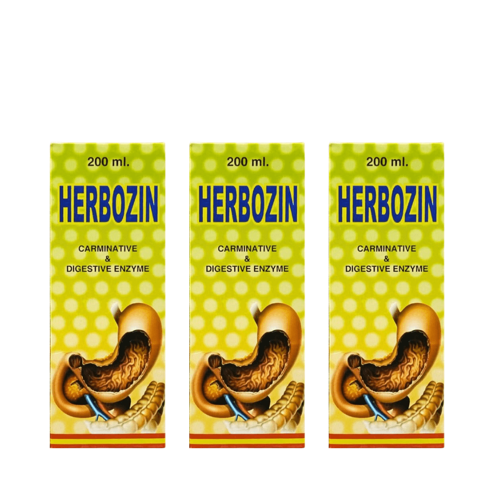 Ayurvedic Herbozin Syrup 200ml. ( pack of 3 )