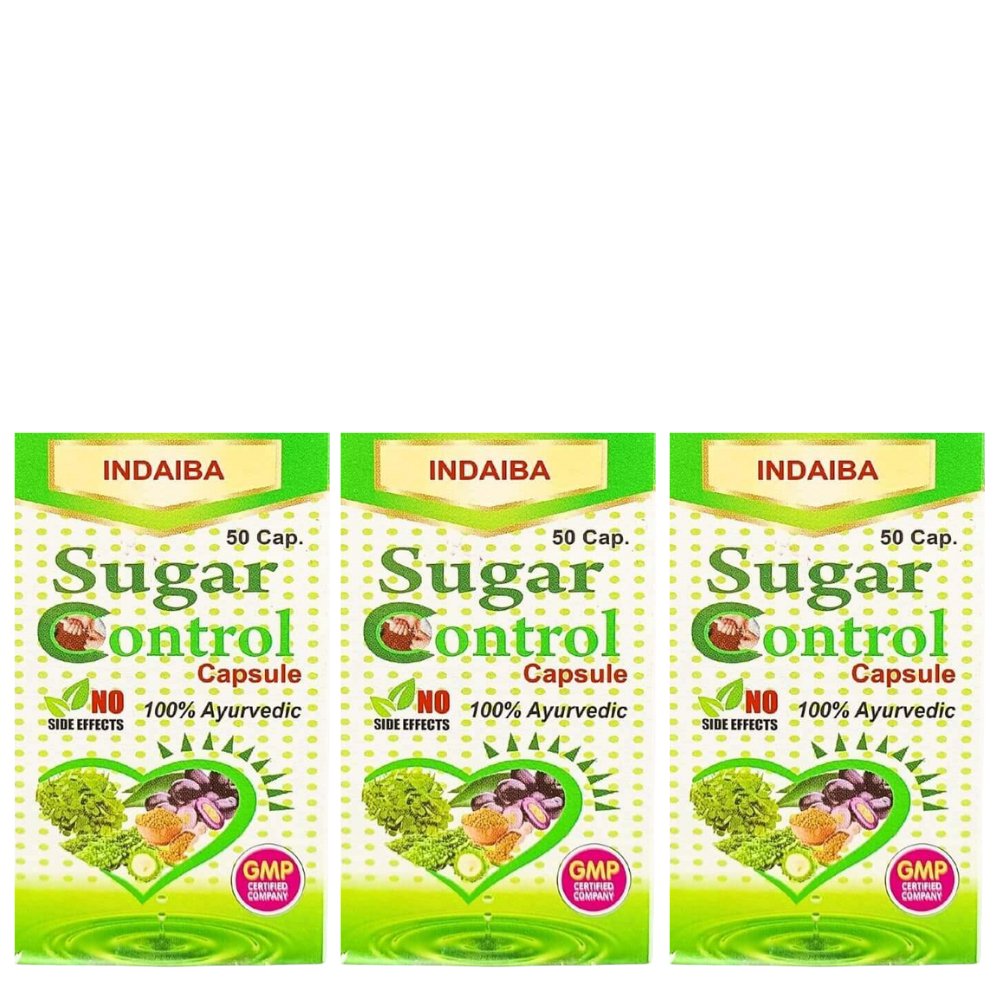 AYURVEDIC INDAIBA SUGAR CONTROL CAPSULE (PACK OF 3)