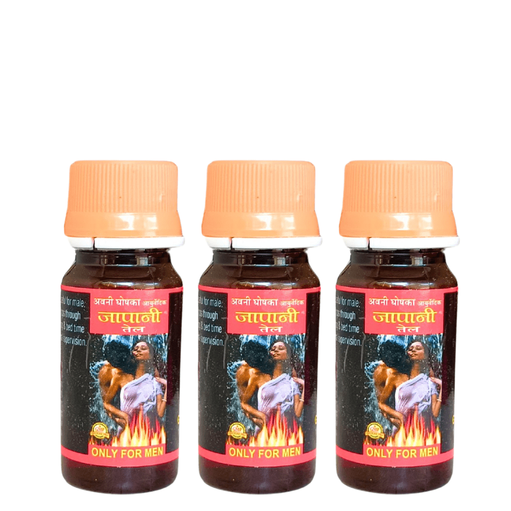 Ayurvedic Japani Oil for Energy (Pack of 3)