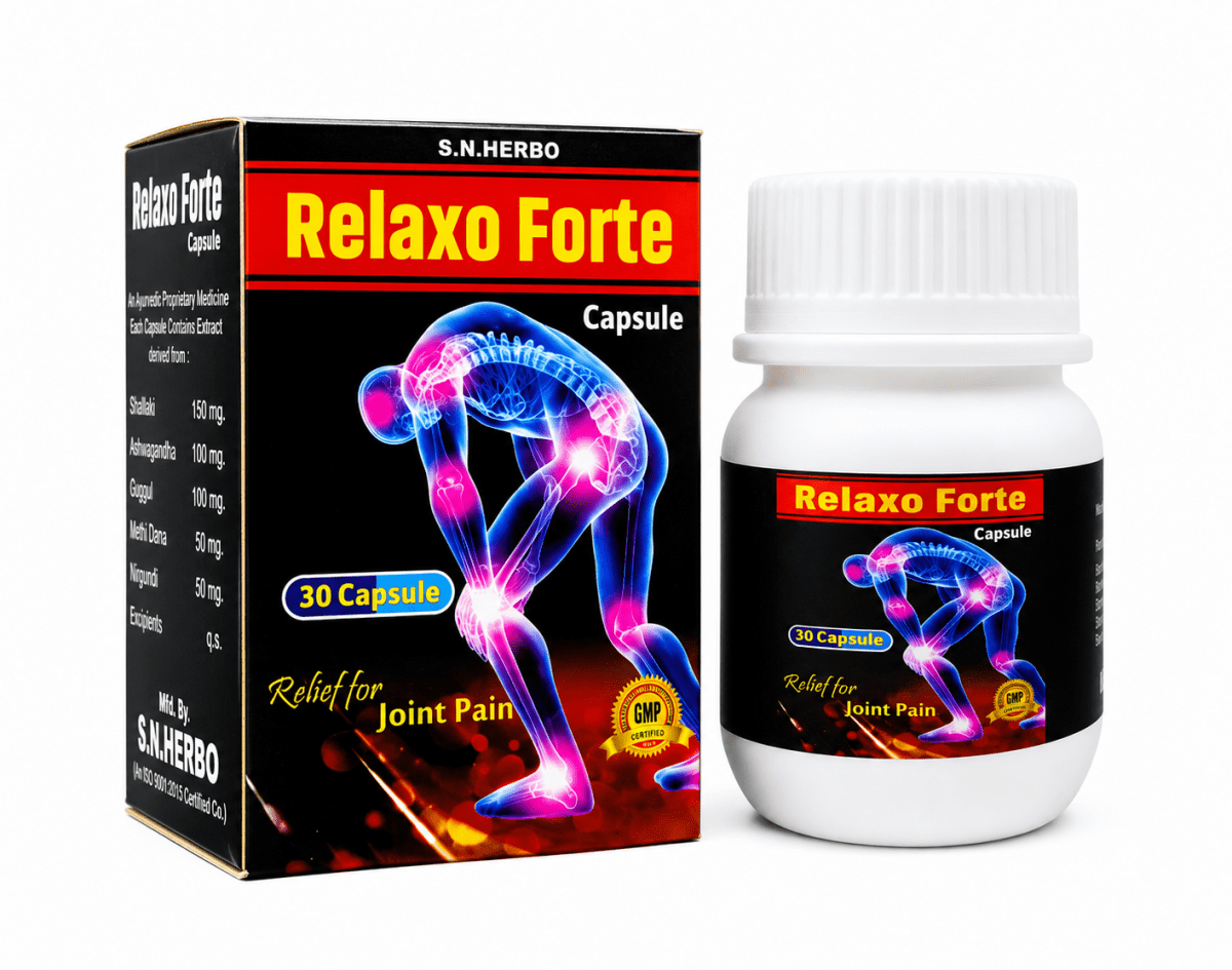 Ayurvedic Joint Pain Relief Relaxo Forte Capsules Pack of2