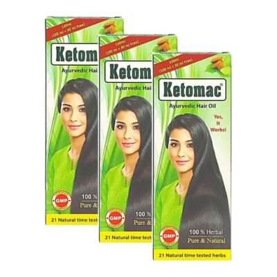 Ayurvedic Ketomac Hair Oil (Pack of 3)