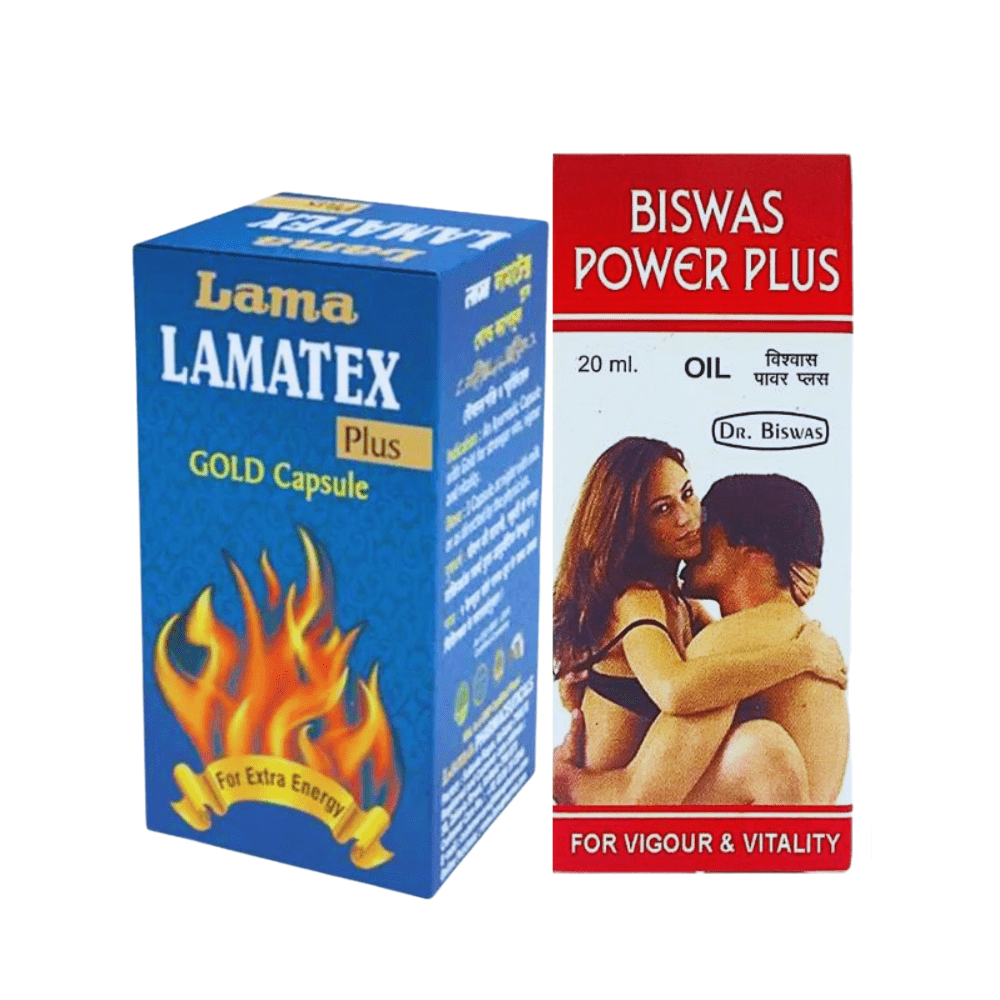 Ayurvedic Lamatex plus capsule & Power Plus Oil (Combo Pack)