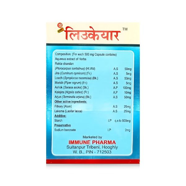 Ayurvedic Leucare 30'Capsules (pack of 3)